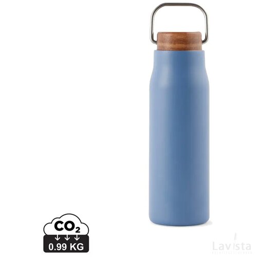 VINGA Ciro RCS gerecycled RVS vacuümfles 300ML blauw