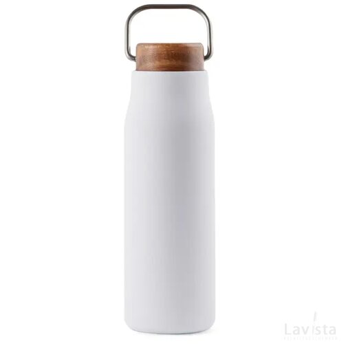 VINGA Ciro RCS gerecycled RVS vacuümfles 300ML wit