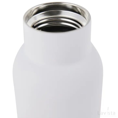 VINGA Ciro RCS gerecycled RVS vacuümfles 300ML wit