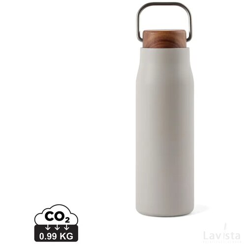 VINGA Ciro RCS gerecycled RVS vacuümfles 300ML grijs