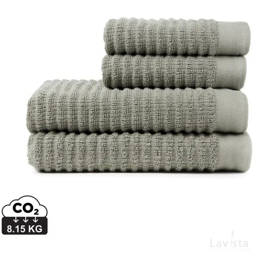 VINGA Landro handdoek, set van 4 stuks groen