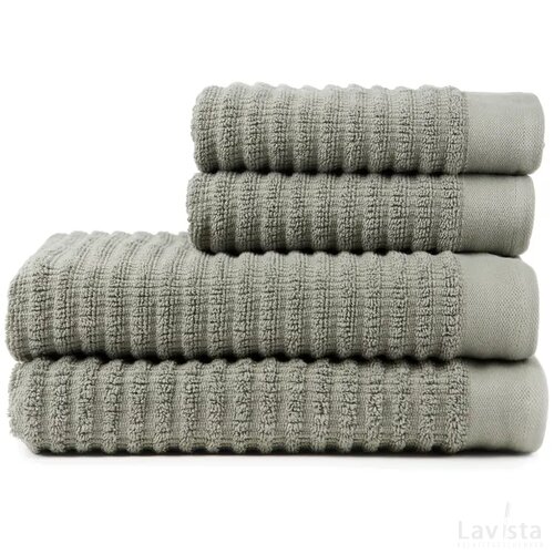 VINGA Landro handdoek, set van 4 stuks groen