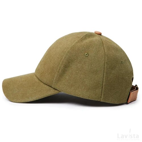 VINGA Bosler AWARE™ recycled canvas cap groen