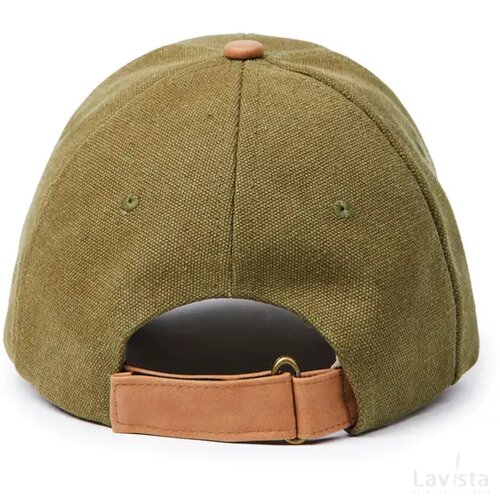 VINGA Bosler AWARE™ recycled canvas cap groen