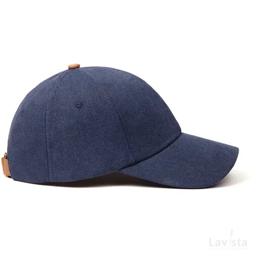 VINGA Bosler AWARE™ recycled canvas cap donkerblauw