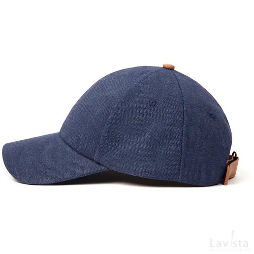 VINGA Bosler AWARE™ recycled canvas cap donkerblauw