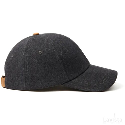 VINGA Bosler AWARE™ recycled canvas cap zwart