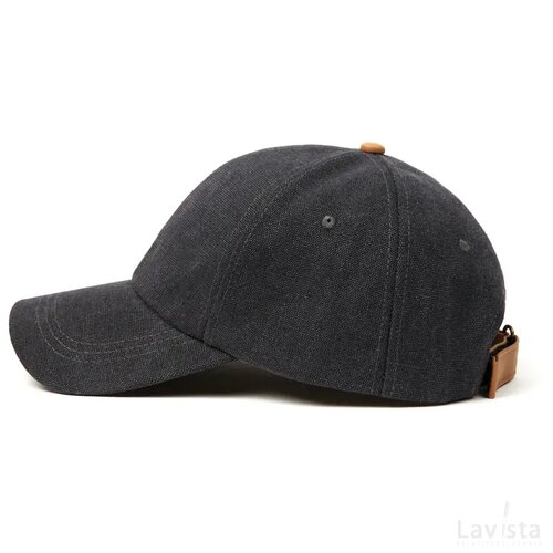 VINGA Bosler AWARE™ recycled canvas cap zwart