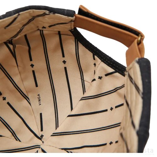 VINGA Bosler AWARE™ recycled canvas cap zwart