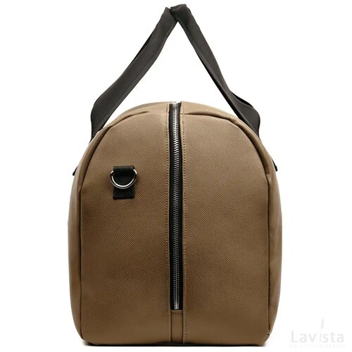 VINGA Bermond RCS gerecycled PU weekendtas bruin