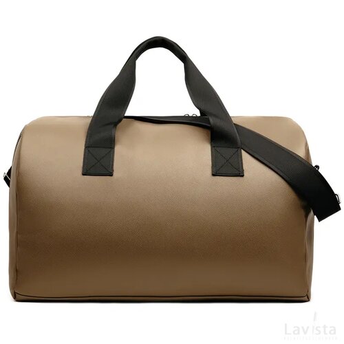 VINGA Bermond RCS gerecycled PU weekendtas bruin