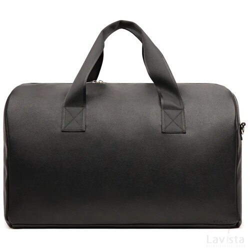 VINGA Bermond RCS gerecycled PU weekendtas zwart