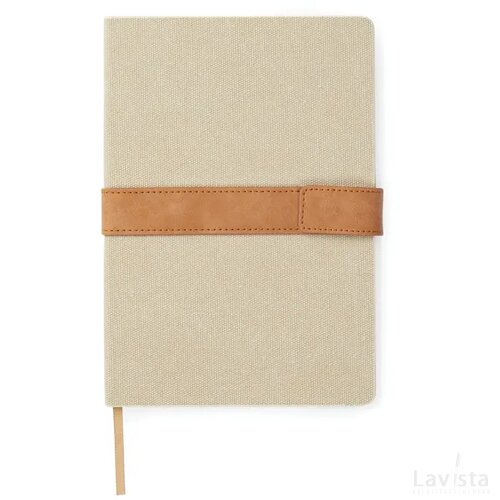 VINGA Bosler RCS recycled papieren notitieboek beige