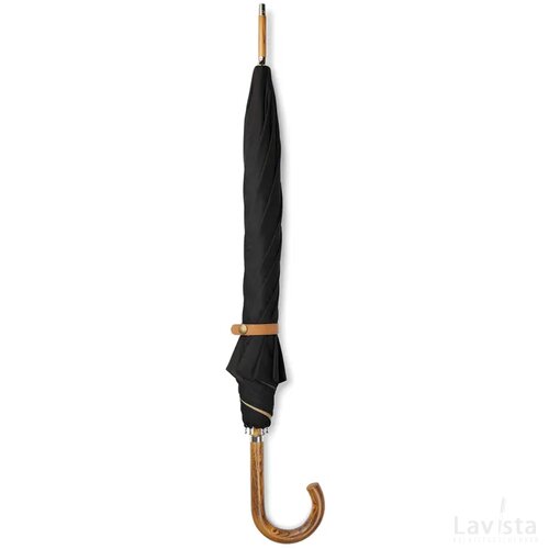 VINGA Bosler AWARE™ gerecycled PET 23" paraplu zwart