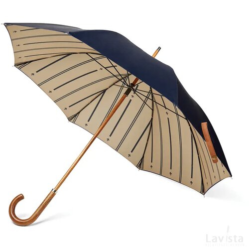 VINGA Bosler AWARE™ gerecycled PET 23" paraplu donkerblauw