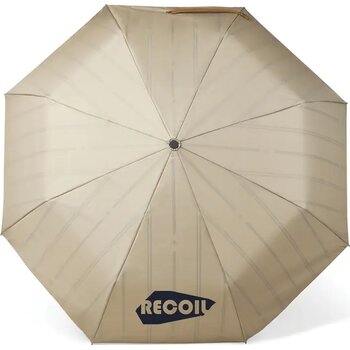 VINGA Bosler AWARE™ RPET 21" opvouwbare paraplu beige