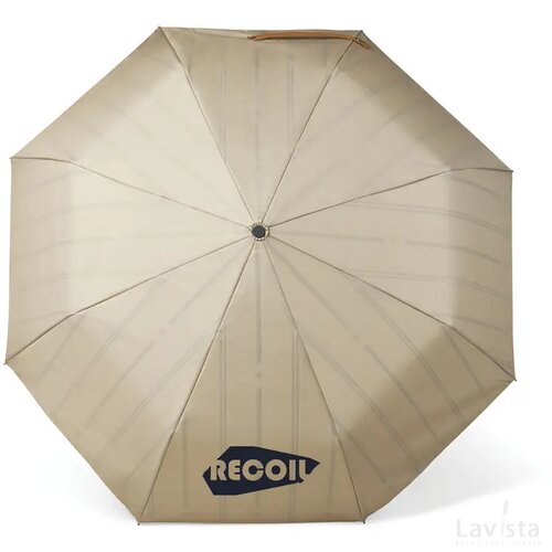 VINGA Bosler AWARE™ RPET 21" opvouwbare paraplu beige