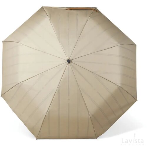 VINGA Bosler AWARE™ RPET 21" opvouwbare paraplu beige