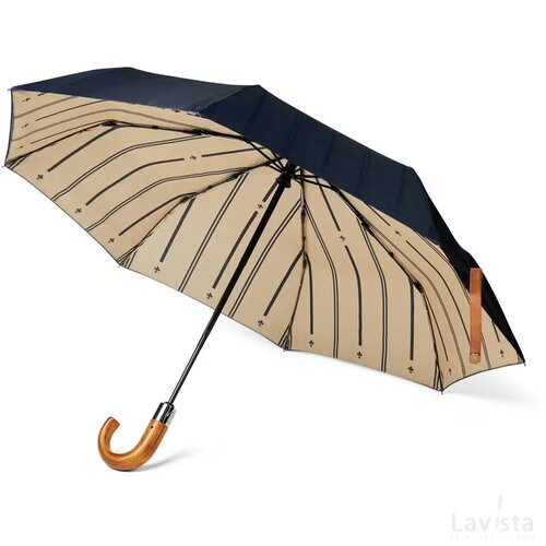 VINGA Bosler AWARE™ RPET 21" opvouwbare paraplu donkerblauw