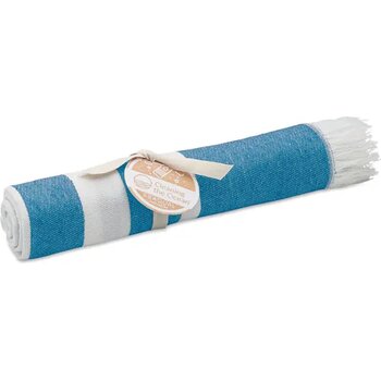 Seaqual® hamamdoek 100x170 Wave turquoise