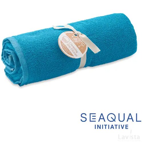 Seaqual® handdoek 70x140cm Sand turquoise