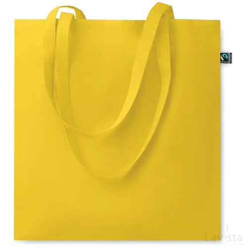 Fairtrade boodschappentas 140gr Osole colour geel