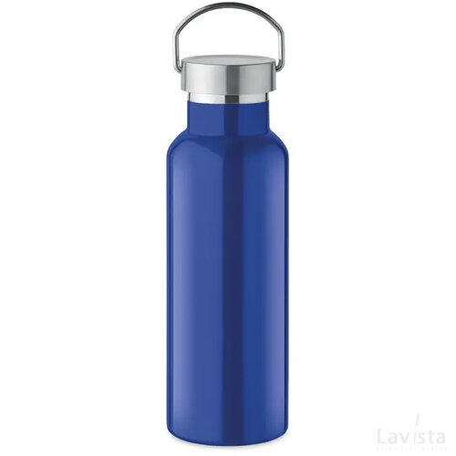 Dubbelwandige fles 500 ml Florence blauw