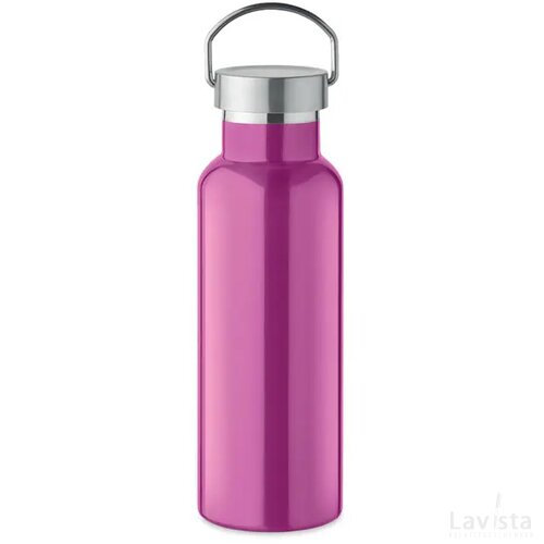 Dubbelwandige fles 500 ml Florence fuchsia