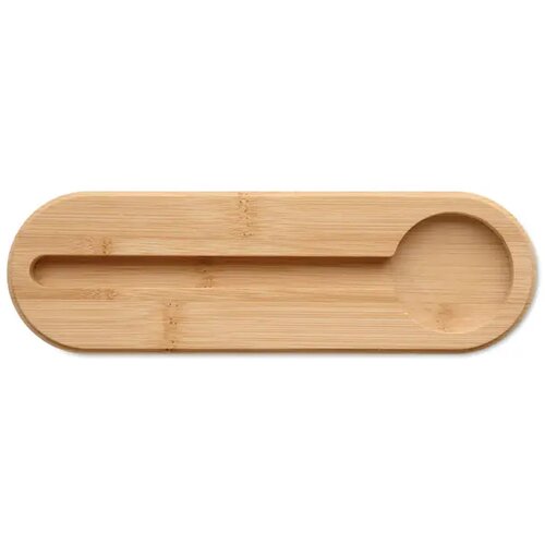 Rpet vilten etui met deksel Mile hout