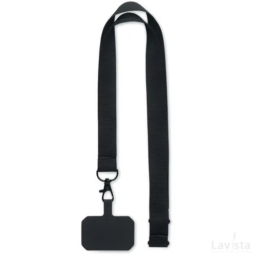 Lanyard telefoonhouder Ameste zwart