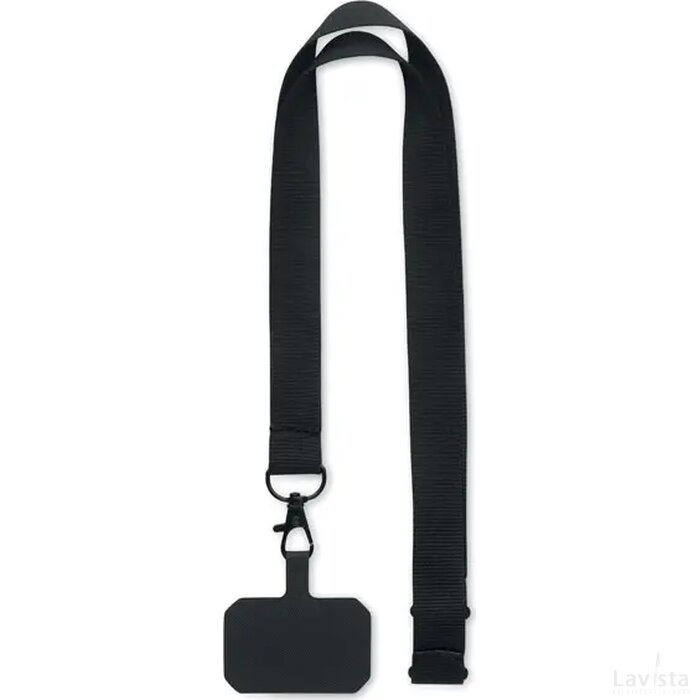 Lanyard telefoonhouder Ameste zwart