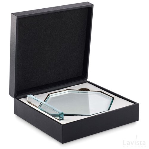 Kristallen trofee op voet Transparant
