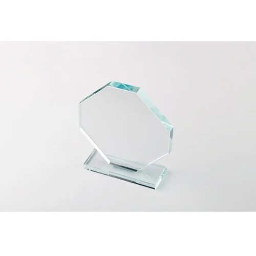 Kristallen trofee op voet Transparant