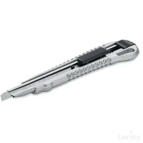Aluminium intrekbaar mes Tracta zilver