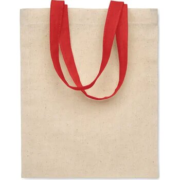 Kleine katoenen tas 140 gr/m² Chisai rood