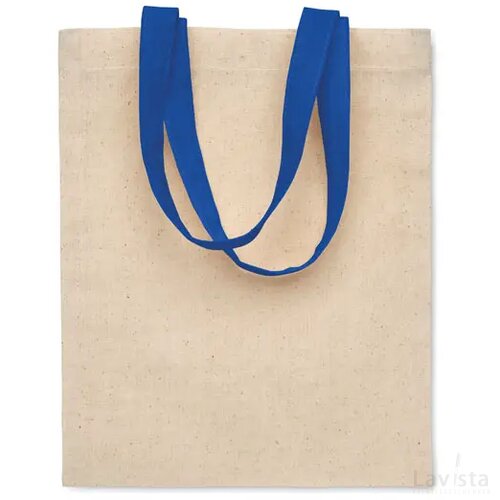 Kleine katoenen tas 140 gr/m² Chisai royal blauw