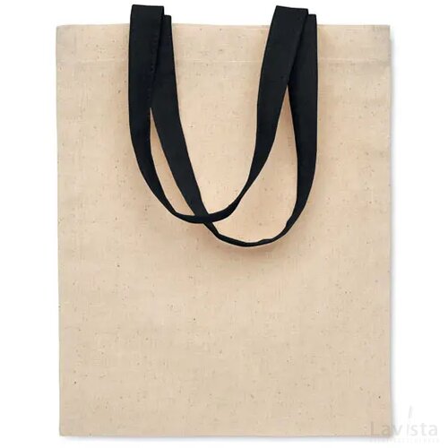 Kleine katoenen tas 140 gr/m² Chisai zwart