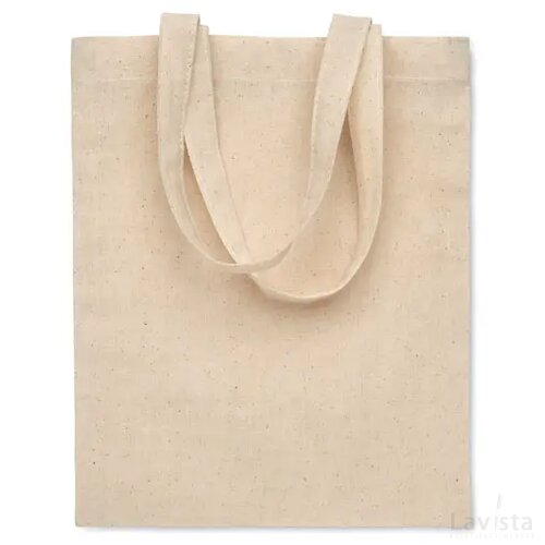 Kleine katoenen tas 140 gr/m² Chisai beige