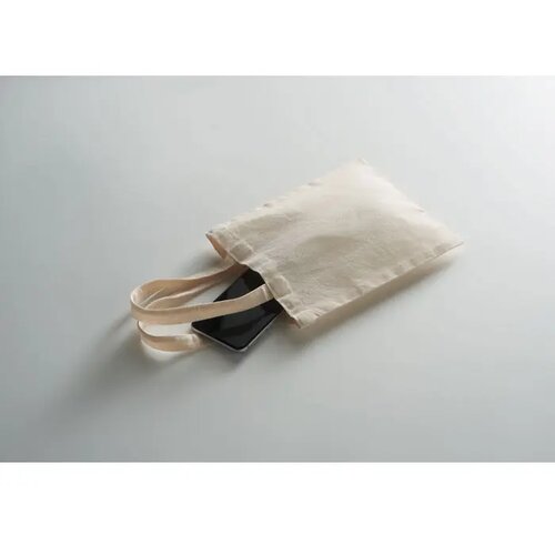 Kleine katoenen tas 140 gr/m² Chisai beige