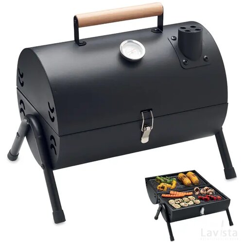 Draagbare barbecue Chimey zwart