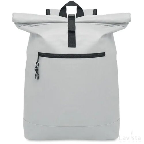 600d polyester rolltop rugzak Irea wit