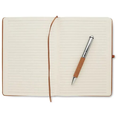 Set notitieboeken gerecycled le Eleganote beige