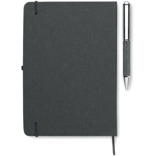 Set notitieboeken gerecycled le Eleganote zwart