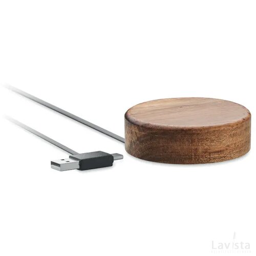 Draadloze oplader acacia 15w Acaless hout