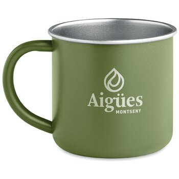 Gerecyclede roestvrijstalen mok Caribu Groen 300 ml Gerecyclede roestvrijstalen mok Caribu Groen 300 ml