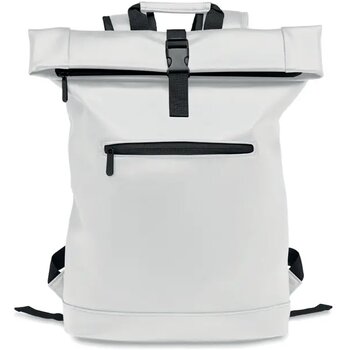 Laptop rolltop rugzak pu Bai roll wit