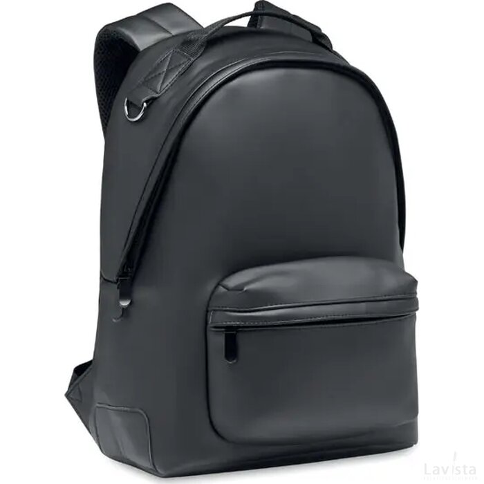 Laptop rugzak pu 15 inch Bai backpack zwart