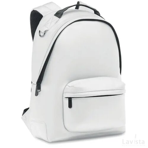 Laptop rugzak pu 15 inch Bai backpack wit
