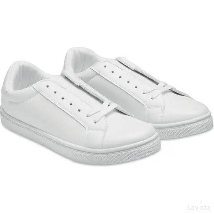Sneakers in pu maat 46 Blancos wit