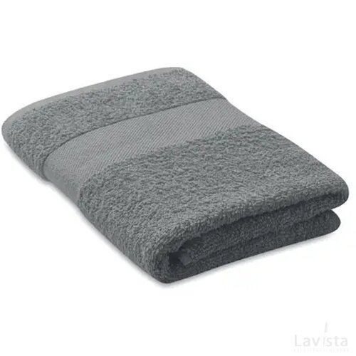 Handdoek organisch 50x30cm Serry grijs